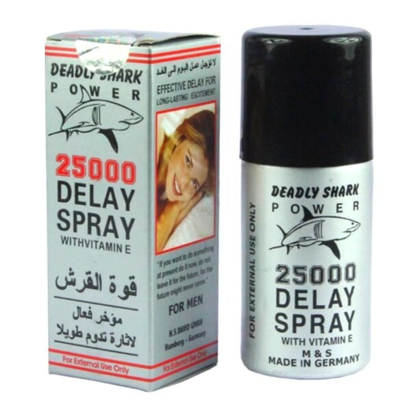Deadly Shark Power 25000 Men Delay Spray thumbnail 4