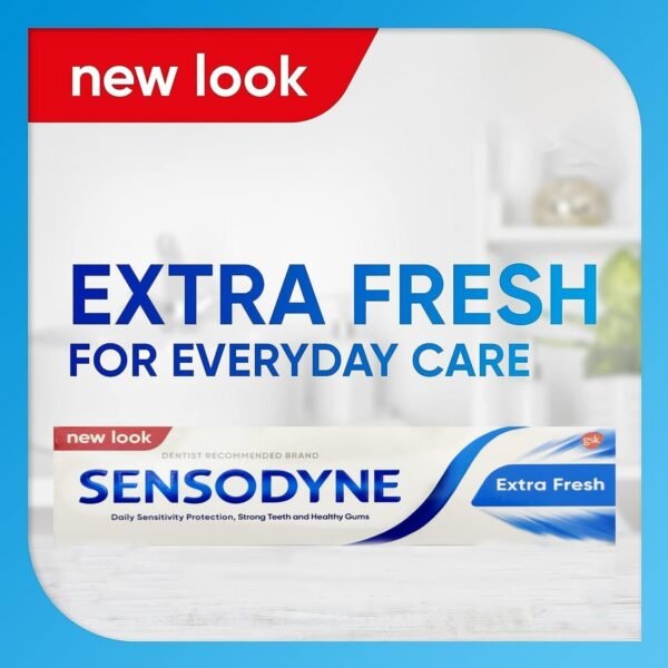 Sensodyne Toothpaste For Sensitive Teeth, Extra Fresh Flavour,100Ml, (2 Value Pack)