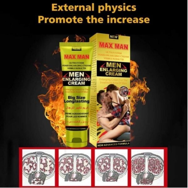 Maxman Gold Foam Men Enlarging And Size and Timing Cream