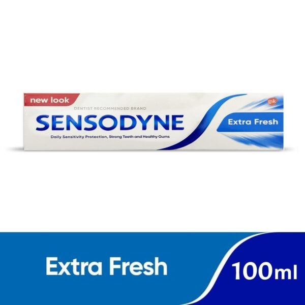 Sensodyne Toothpaste For Sensitive Teeth, Extra Fresh Flavour,100Ml, (2 Value Pack) thumbnail 3