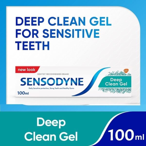 Sensodyne Toothpaste Deep Clean Gel 100ml (2 Value Pack)
